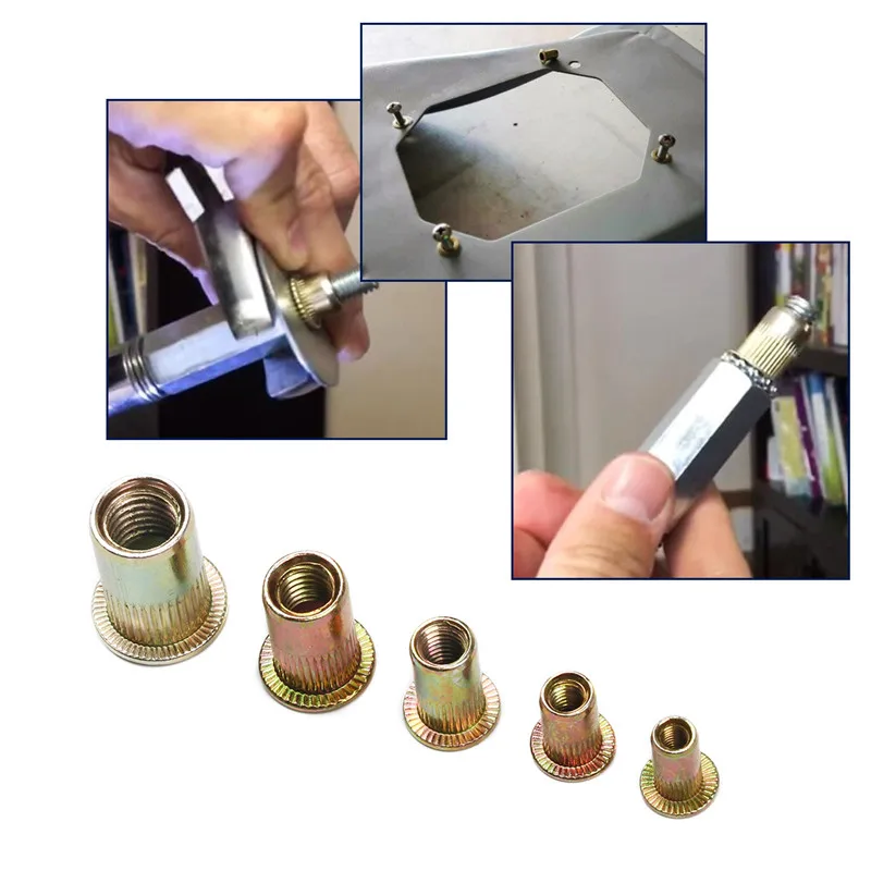 Carbon Steel Fasteners Tools Carbon Steel Threaded Rivet M8 Rivet
