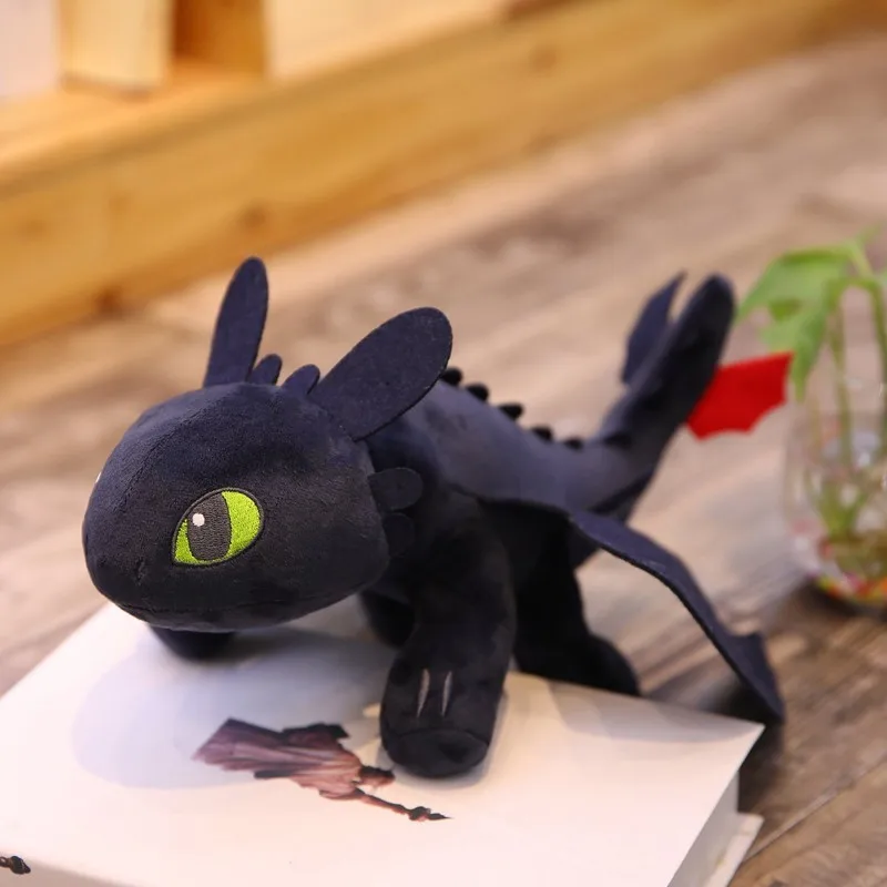 25/35/45/60cm How To Train Your Dragon 3 Toothless Anime Figure Night Fury Light Fury Toys Dragon Plush Doll Toys For Children