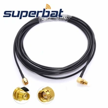 Superbat DAB/DAB+ автомобильный радиоприемник воздушный внутренний разъем SMA под прямым углом к SMB штепсельный кабельный переходник разъем для Кларион даб302e