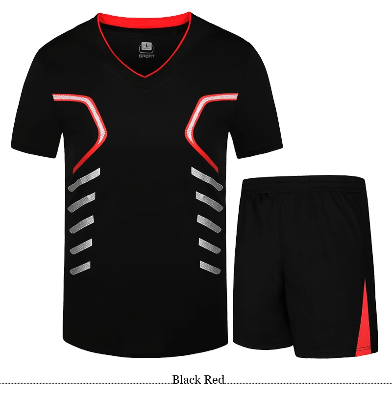 XIYOUNIAO плюс размер M~ 7XL 8XL 9XL летние мужские быстросохнущие футболки спортивный костюм повседневные спортивные мужские комплекты 2 шт Спортивная футболка набор