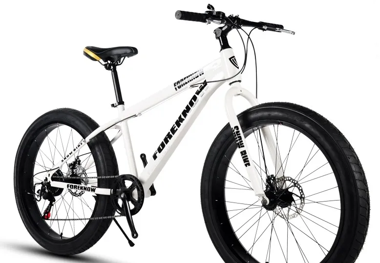 Cheap Beach Mountain Bicycle High Carbon Steel Frame Ultra Wide Tyres 27 Speed 26 Inches Adult Scooter 5