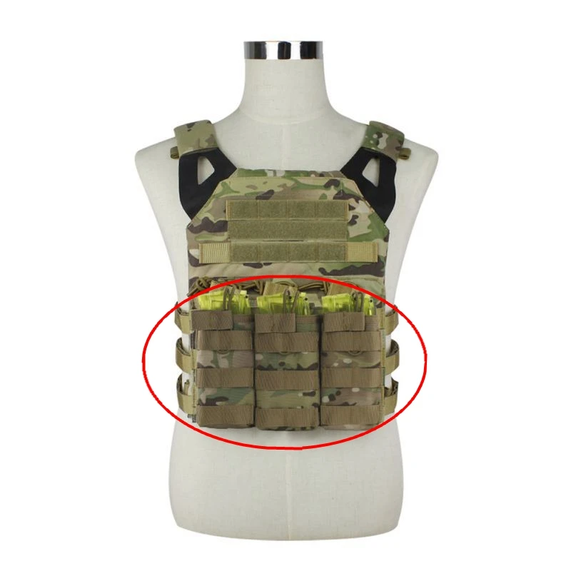 Тактический Молл сумки один/двойной/тройной подсумок армии Стрельба Airsoft Combat винтовка открытый карман