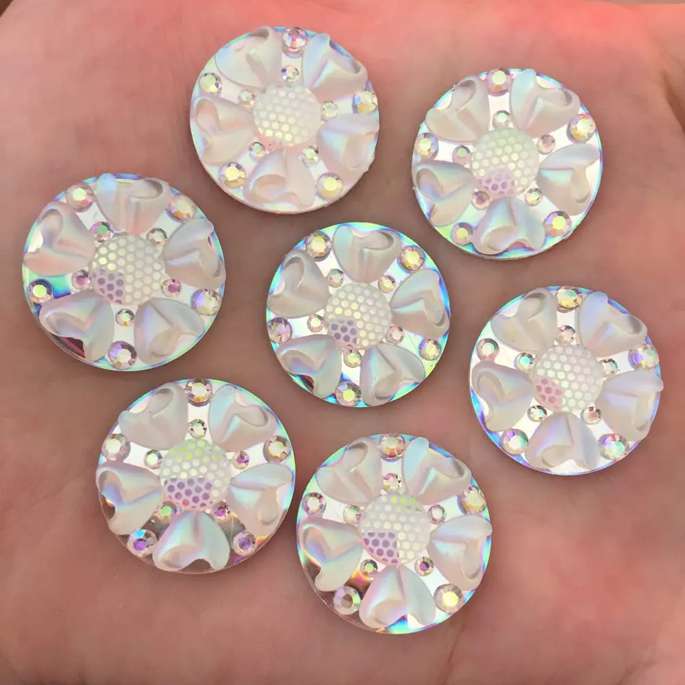 10 шт. круглые пуговицы с плоской задней поверхностью 20 мм|wedding button|rhinestone wedding