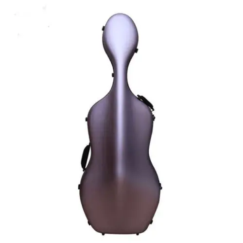 

Purple color&Beautiful composite carbon fiber cello case 4/4.hard cello case
