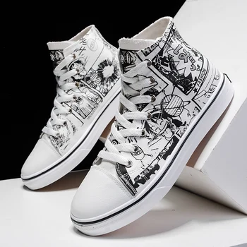 

BIGFRISE Men's Casual Shoes Fashion Comfortable Unisex Sneakers High Quality Trend Breathable Men Canvas Shoes Zapatos Hombre 44