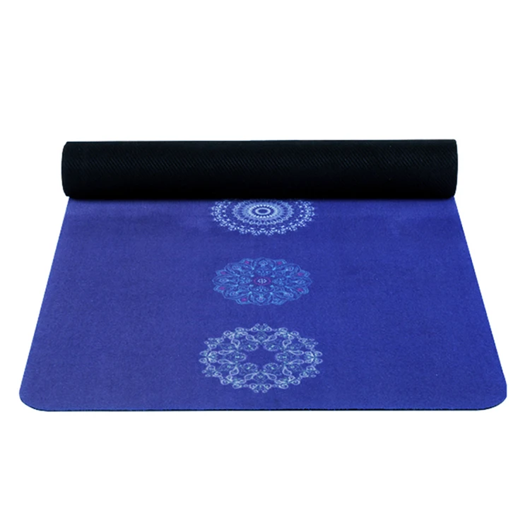 Новый 5 мм натуральный резиновый коврик для йоги с принтом 183 см * 68 см экологические спортивный мат рюкзак для йоги