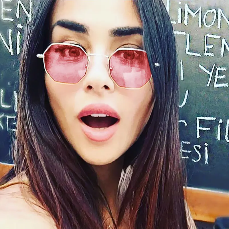 2017-New-Unique-Hexagon-Sunglass-UV400-Women-Men-Brand-Designer-Transparent-Clear-Mirror-Sun-Glasses-Female