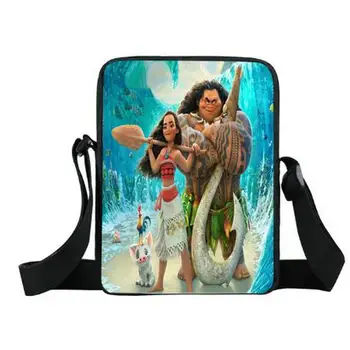 

Anime Moana Princess Mini Messenger Bag vaiana Girls Boys Ladybug School Bags Kids Book Bag Shoulder Bag