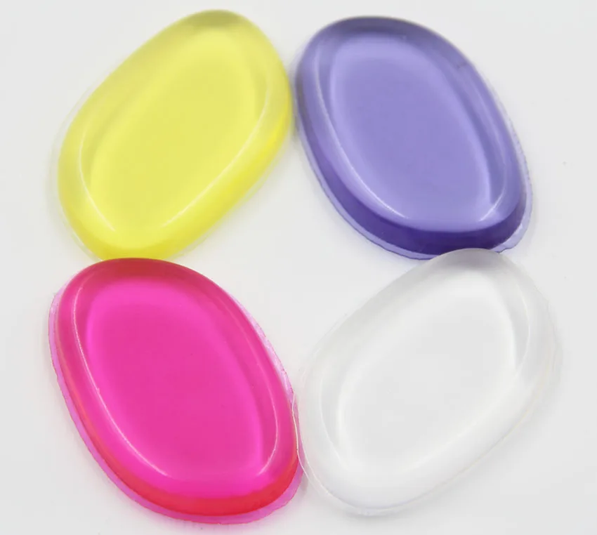 50pc SiliSponge Blender Silicone Makeup Sponge Cosmetic Makeup Puff Silicone For Liquid Foundation BB Cream font