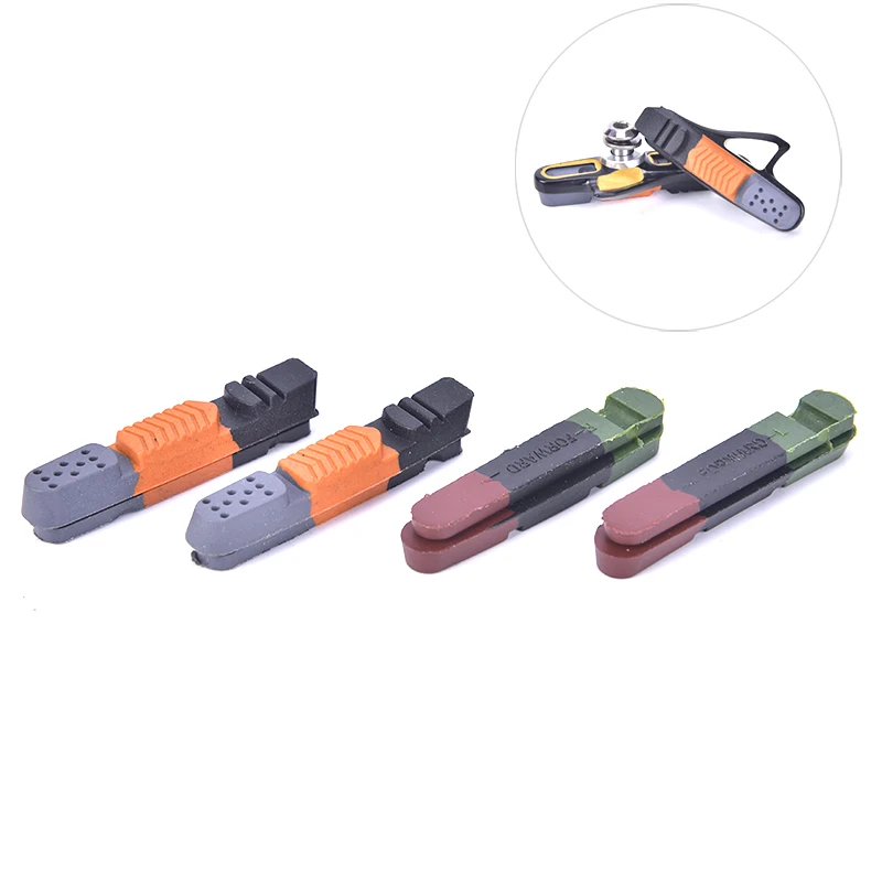 

1Pair Road Bicycle Bike Brake Pads Shoes for Rims Dura Ace Ultegra 105 Cartridge Durable Bicycle Brake Pads Shoes Tools