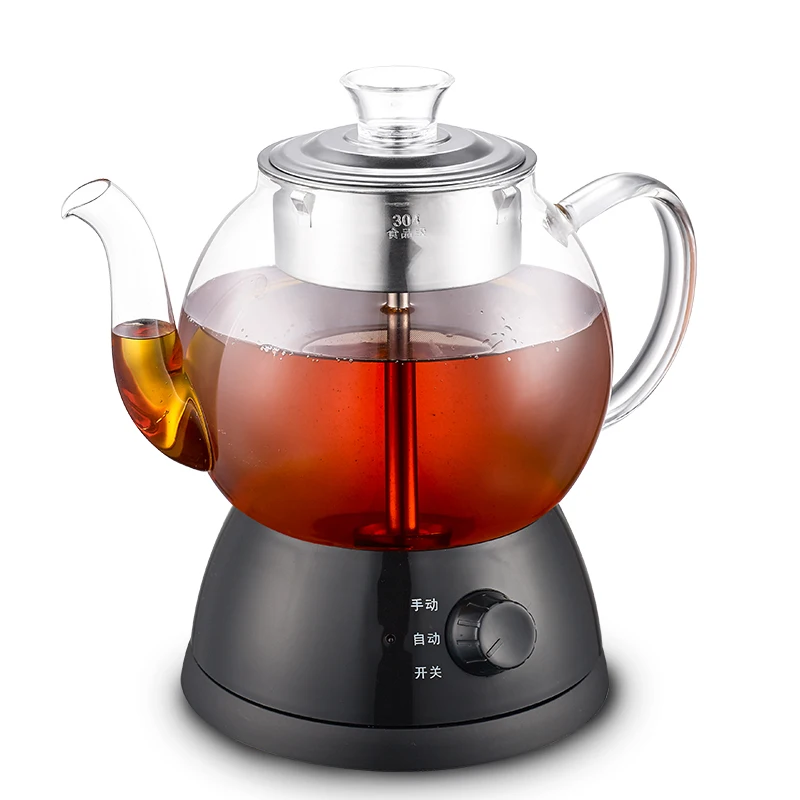 Full automatic thickened glass multi-function heating kettle steam black tea brewing /electric kettles Overheat Protection Full automatic thickened glass multi-function heating kettle steam black tea brewing /electric kettles Overheat Protection