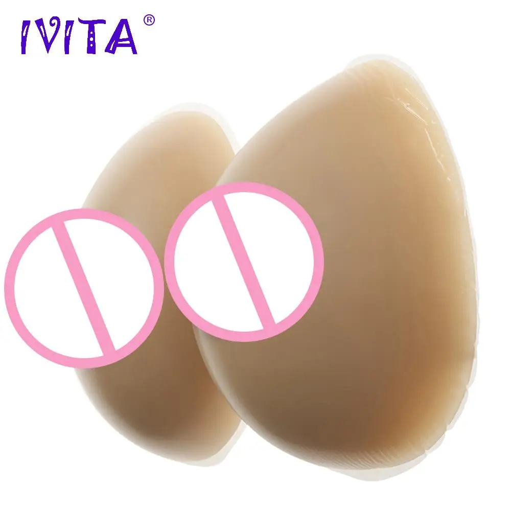 

IVITA 800g Realistic Silicone Breast Forms Fake Boobs Fake Breasts For Crossdresser Transgender Shemale Mastectomy