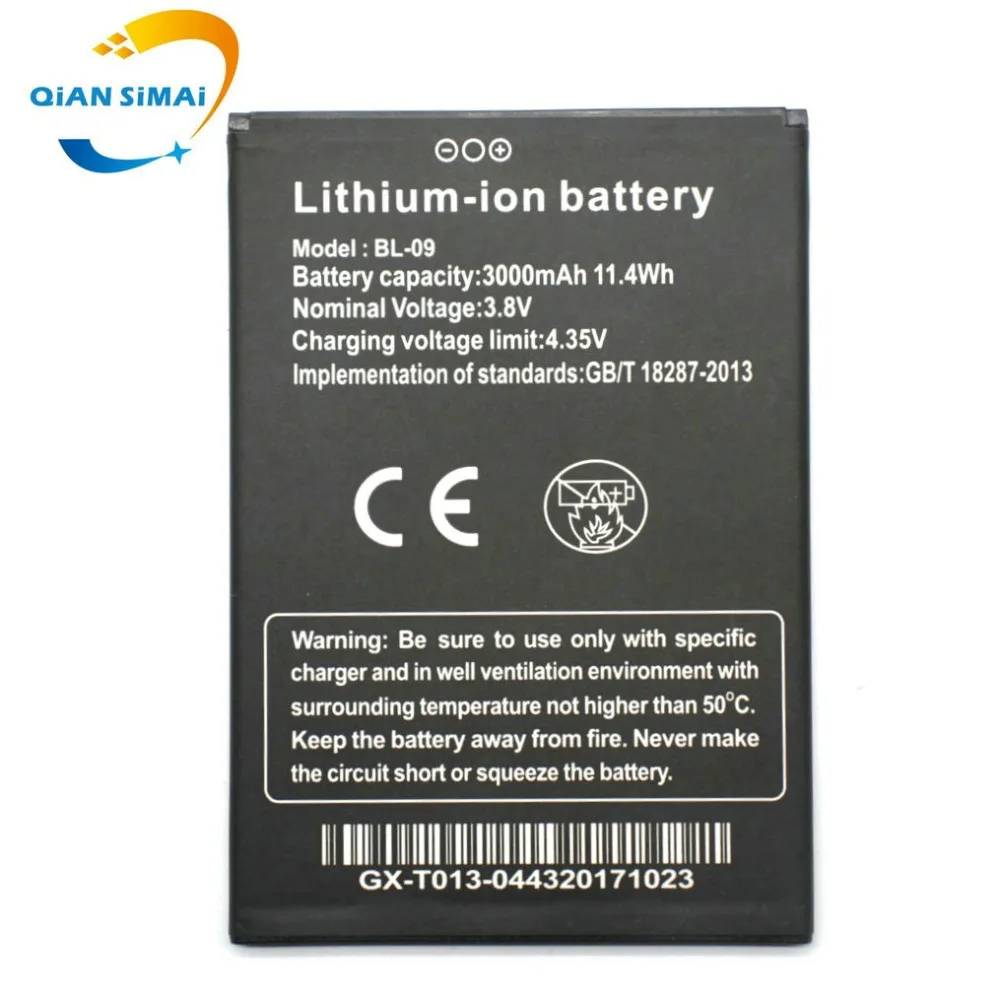 Новый 100% высококачественный BL 09 li ion аккумулятор для THL T9 Pro мобильный телефон +