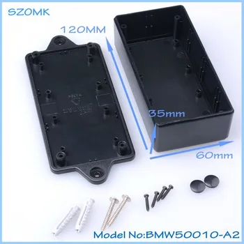 

8 pcs/lot free shipping wall box plastic project box electronic plastic box abs plastic junction box 120*60*35mm