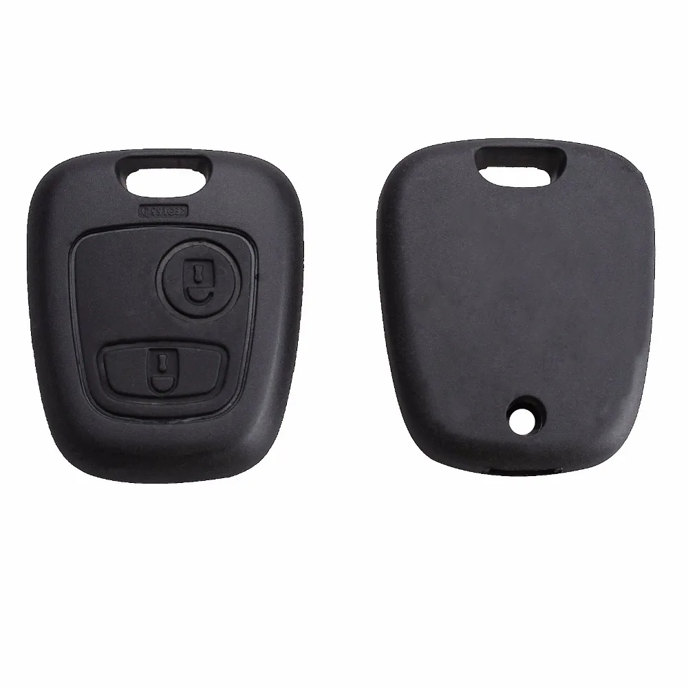 2 кнопки дистанционного ключа чехол оболочка для Peugeot 106 206 306 406 крышка без