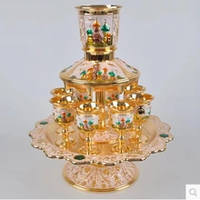 12 шт./компл. металлический античный серебряный тисненый резной набор для вина с декантером диспенсер для пива дистиллятор для самостоятельного изготовления виски набор вина JJ032