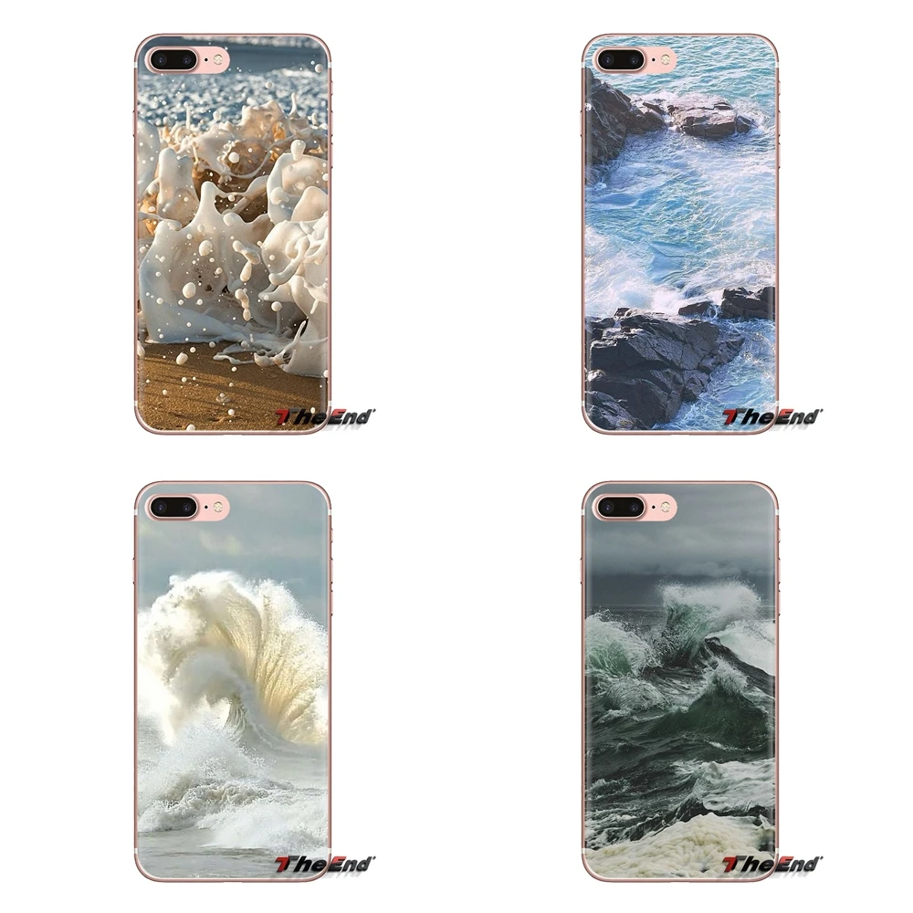 Чехол из ТПУ для Xiaomi Mi3 Samsung A10 A30 A40 A50 A60 A70 Galaxy S2 Note 2 Grand Core Prime Summer nature sea blue Ocean Waves |