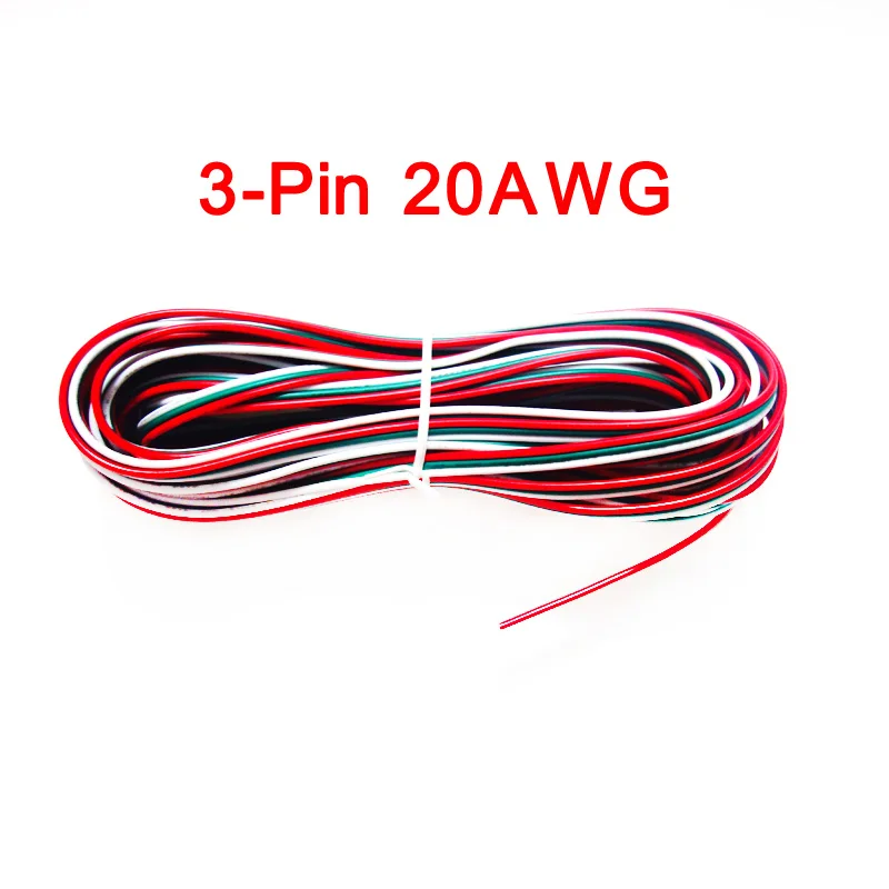 Купить 2-Полюсная разъем 3pin 4-контактный кабель 5pin 5 м 10 м 20 м ...