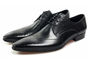 

mens shoes dress sales genuine leather black brown fashion formal business male shoes men flat dress shoes free shipping