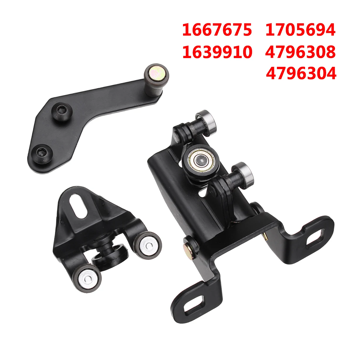 

Car Left Side Door Roller Top Middle Lower Bottom Set for Ford Transit MK6 MK7 2000-2014 1667675 1639910 1705694 4796308