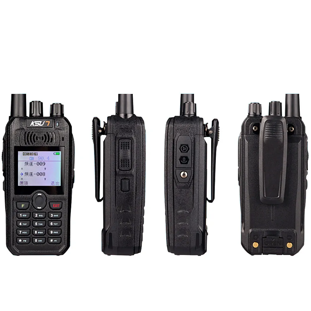 KSUN KSX5D 16 новейший дизайн 1800mAh литий ионный 5W двухдиапазонный ручной Интерком Walkie