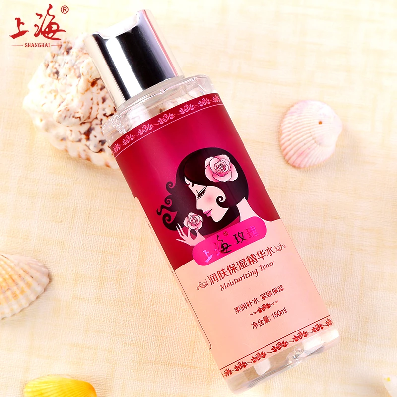 

Shanghai Brand rose water essence soft moist moisturizer brightening Firming Lotion face Toner hyaluronic acid skin toner beauty
