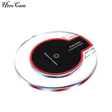 Круглое Беспроводное зарядное устройство зарядного устройства для Samsung Galaxy S6 Edge S6 Edge+ Plus Lumia 920 htc 8X LG3