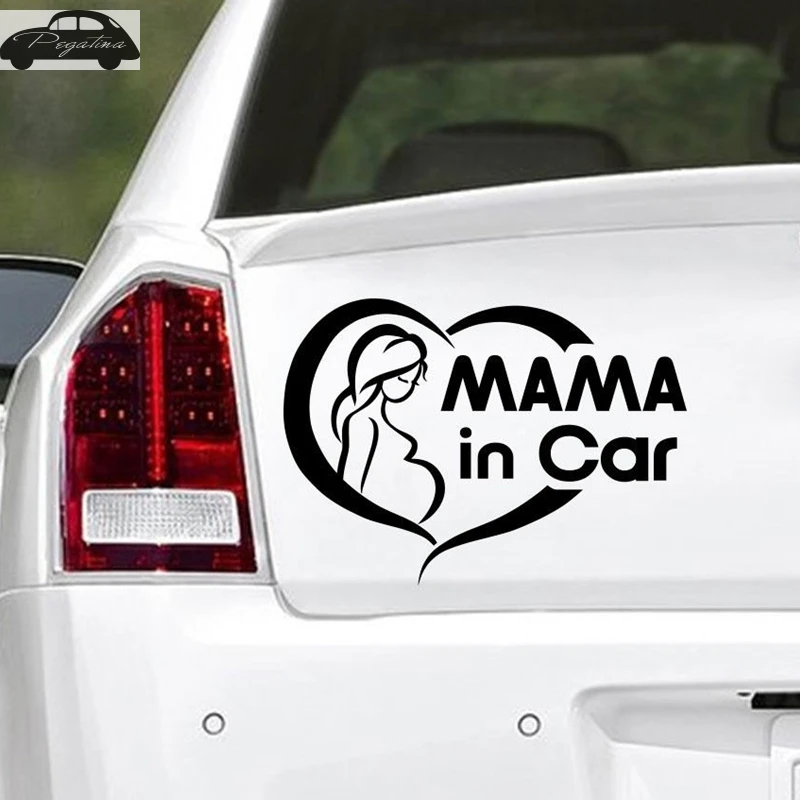 Pegatina Pregnant On Board Sticker Die Cut Mom InCar Decal Self Adhesive Vinyl baby safety