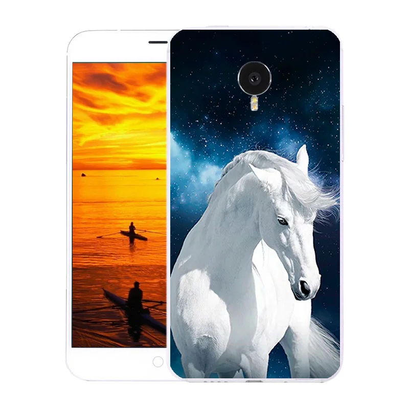 Чехол для Meizu MX4 новинка чехол с текущей печатью мягкий из ТПУ MX 4 Обложка