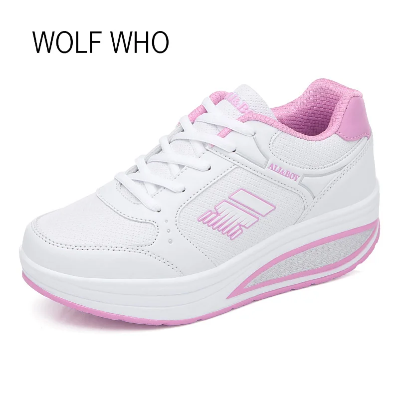 

WOLF WHO 2018 Women Platform Sneakers Female Tenis Feminino Casual Basket Femme Chaussure Femme Sapatos Femininos Krasovki h-360