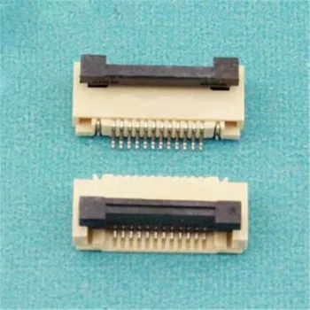 

100pcs/lot 0.5mm-12P Down Clamshell Connector FFC FPC 0.5mm Pitch Twelve Pin/way Flexible Flat Cable Connector