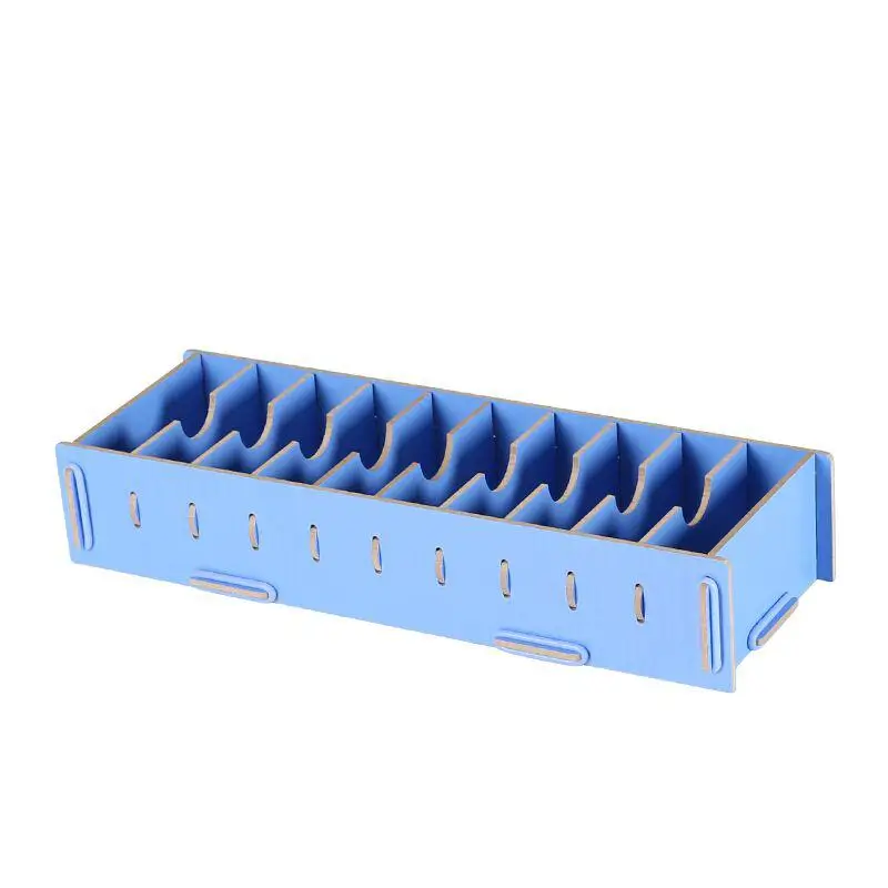 Card Box Large Capacity Business Card Box Business Card Shelf Classific Card Stock Business Card Organizer Credit Card Organizer - Цвет: blue