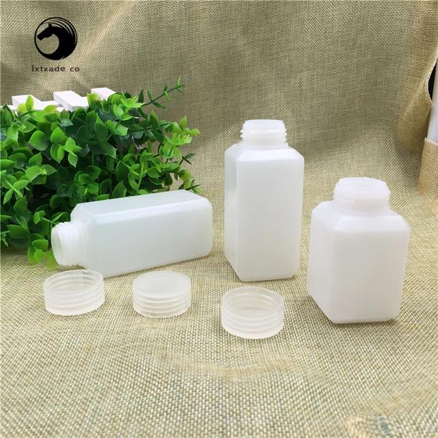 Free Shipping 30 60 100 120 ml Sealed Plastic Empty Square bottle Chemical  liquid sample packaging Containers - AliExpress