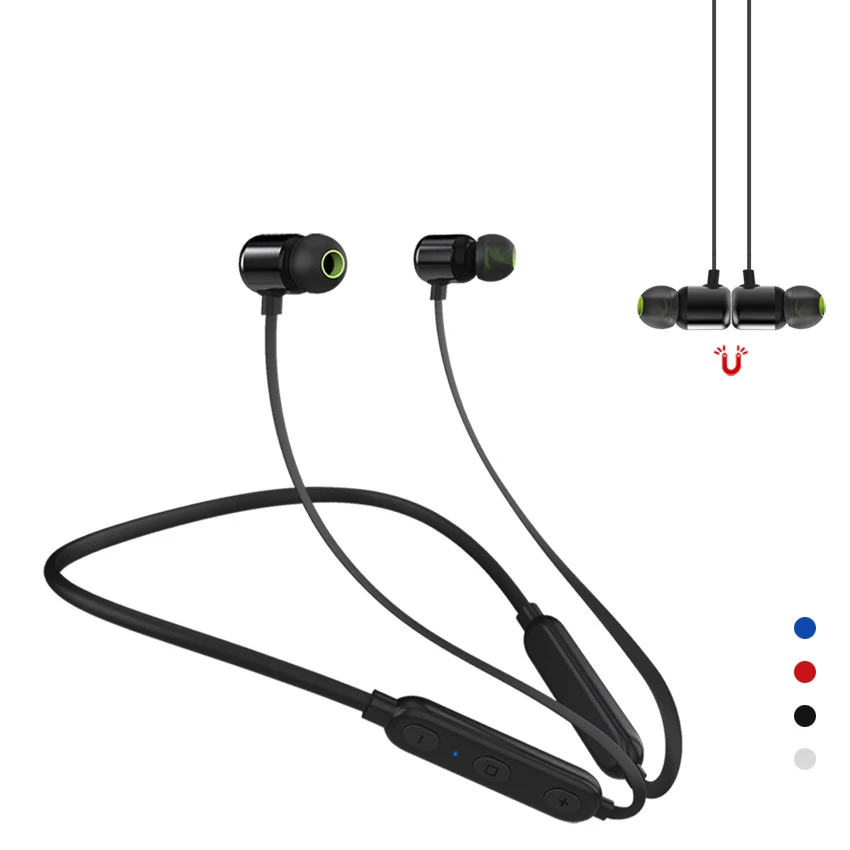 Neckband Wireless Headphones Sports Bluetooth 4.2 Earphone With Mic