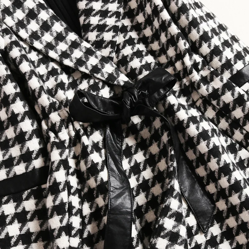 M-2XL Plus Size Spring Autumn Women's Wool Coat New Fashion Long Woolen Coat Single Breasted Slim Type Female Winter Wool Coat