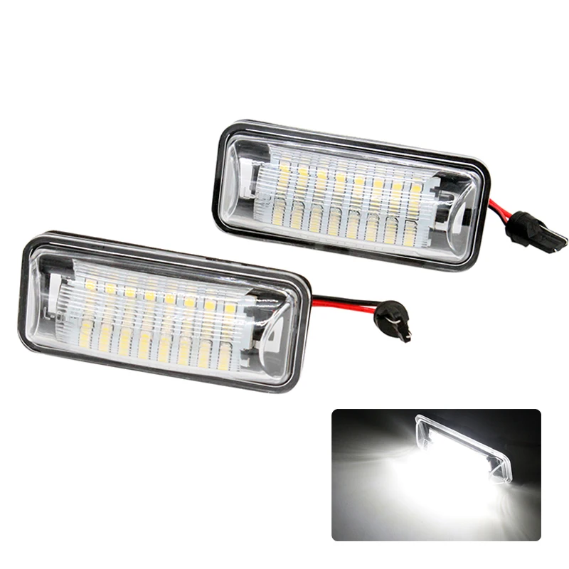 2Pcs/Set HAUSNN LED Number License Plate Light Replacement for Toyota