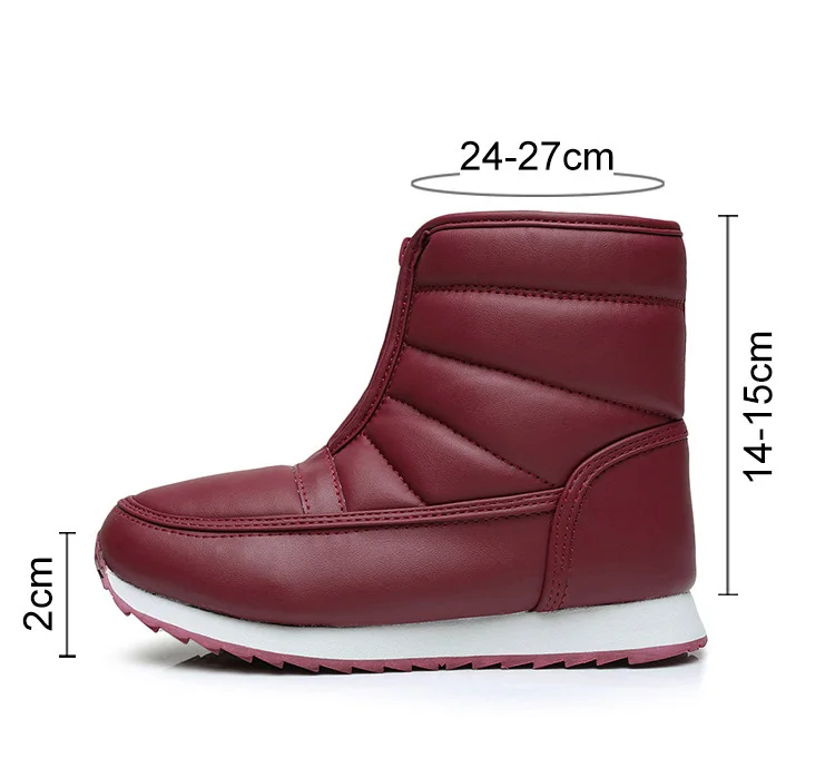 Waterproof Women Boots Lovers Warm Snow Boots Female Winter Boots Women Shoes Women's Boots Booties Botas Mujer Plus Size 44