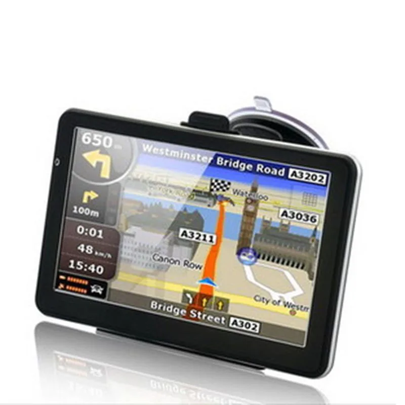 7 дюймовый автомобильный GPS навигатор fm передатчик Bluetooth видео MP3 плеер встроенный