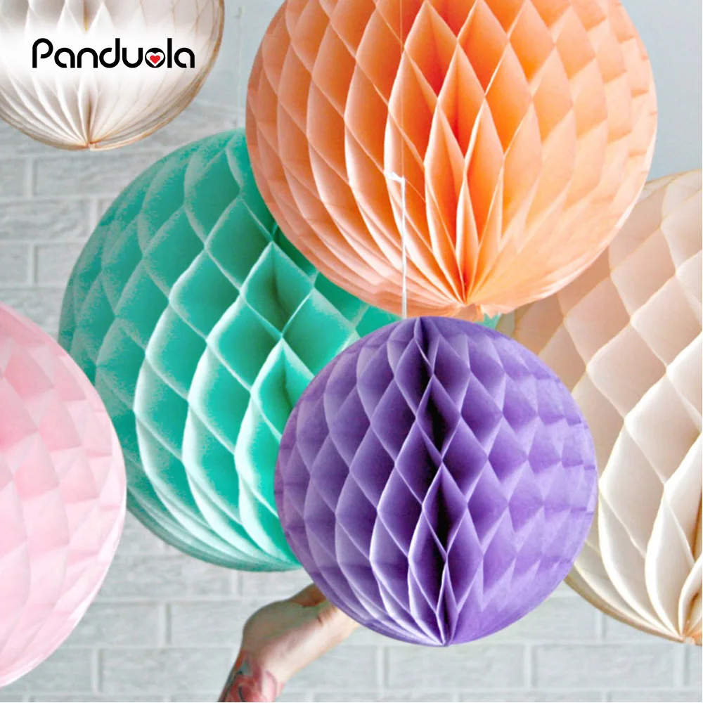 Christmas Tree Decorations Tissue Paper Honeycomb Balls Flower Birthday Halloween Decoration font b Baby b font