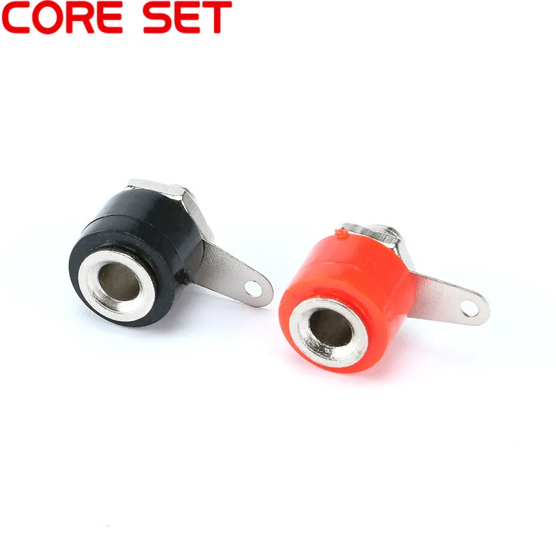 10PCS Lot 2 Color 4mm Banana Jack Terminal Panel Socket Terminals Test Instrumentation Terminal Blocks Amplifier
