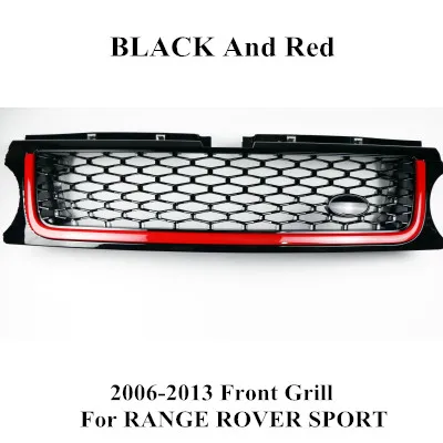 

Top Quality 1 Set Car Styling Abs 2006-2013 Front Mesh Grill for Range Rover SPORT SVR Front Grill