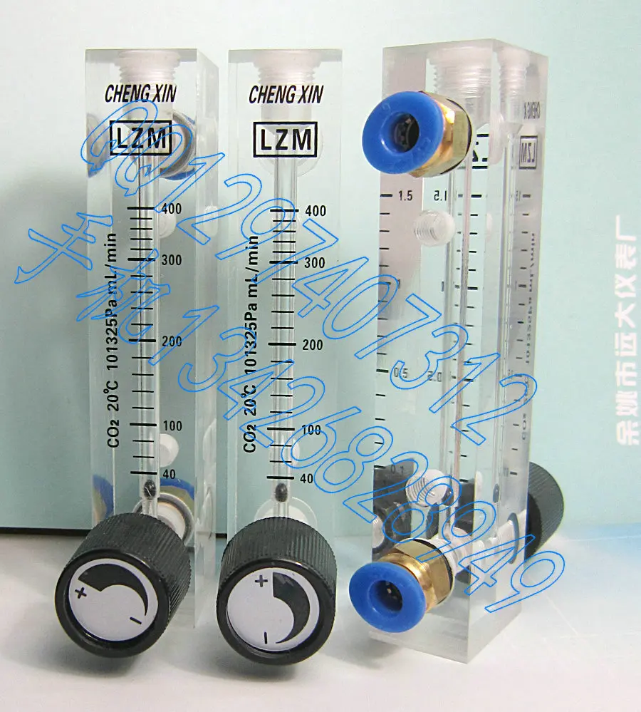 Lzm6t Co2 Carbon Dioxide Flowmeter With Regulation 40400ml/min Ml