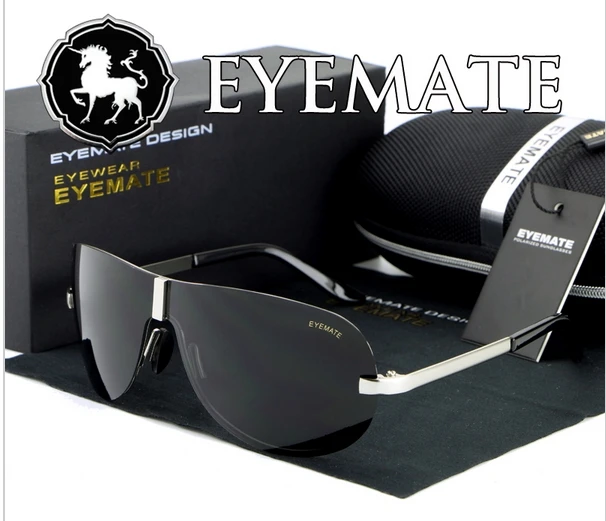 Eyemate 2016 mejor hombres Sunglasses calidad polarizadas marca conducción gafas de sol UV Eyewear deportes de moda con la caja Original - AliExpress Novedad y uso especial