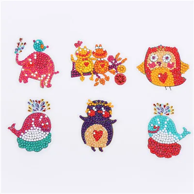 Special shaped Diamond Embroidery OWL butterfly bee Diamond Painting For kids Round Diamond Sticker For Cup Book Phone Decor DIY - Цвет: ZT005