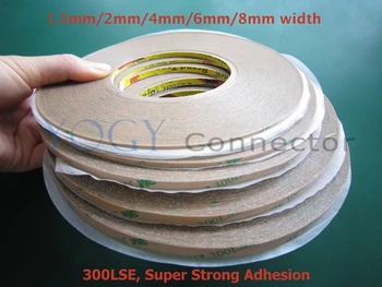 

5x Combined 1.5mm/2mm/4mm/6mm/8mm Super Strong Adhesion 300LSE Clear Two Side Adhesive Tape for Phone LCD Display Touch Digitzer
