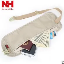 НОВАЯ тонкая Мини Скрытая Поясная Сумка с защитой от кражи, безопасная дышащая сумка для мужчин и женщин, наличные паспорта, мужские спортивные t карты