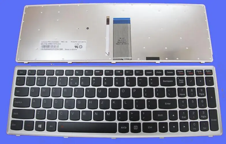 Keyboard laptop baru untuk lenovo ideapad z710 u510 seri qwerty tata letak  as|new laptop keyboard|laptop keyboard stickerlaptop keyboard holder -  AliExpress