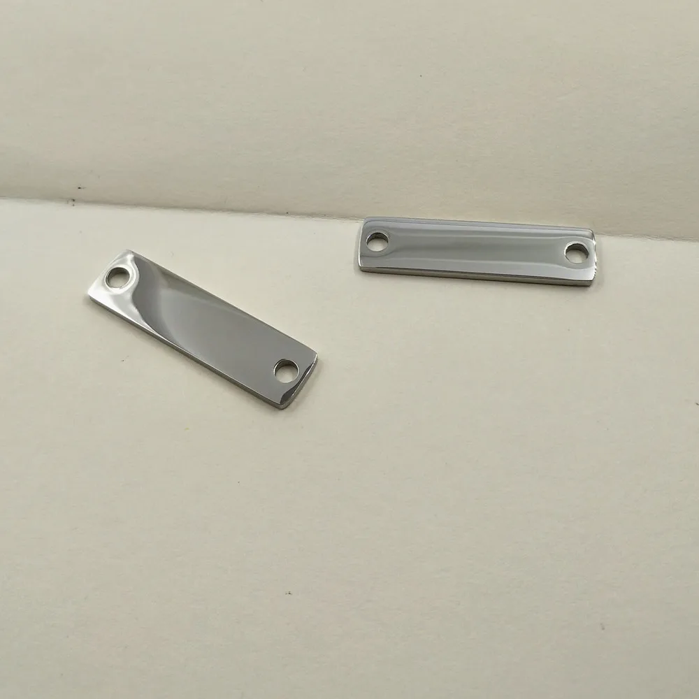 

10pcs/lot Blank Bar-8x30mm Rectangle Bar polished surface Custom Logo or Text-Engravable Bar-Custom mental bar-M0066