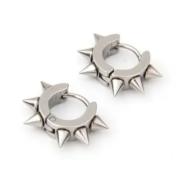 

1 pair 16 mm Stainless Steel Rivets Small Earrings