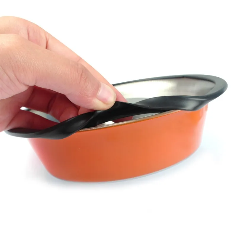 High Quality Stainless Steel Pet Bowls Dog Puppy Cats Food Water Feeder Pets Supplies Feeding Dishes Dogs Accessories SML Size (1)